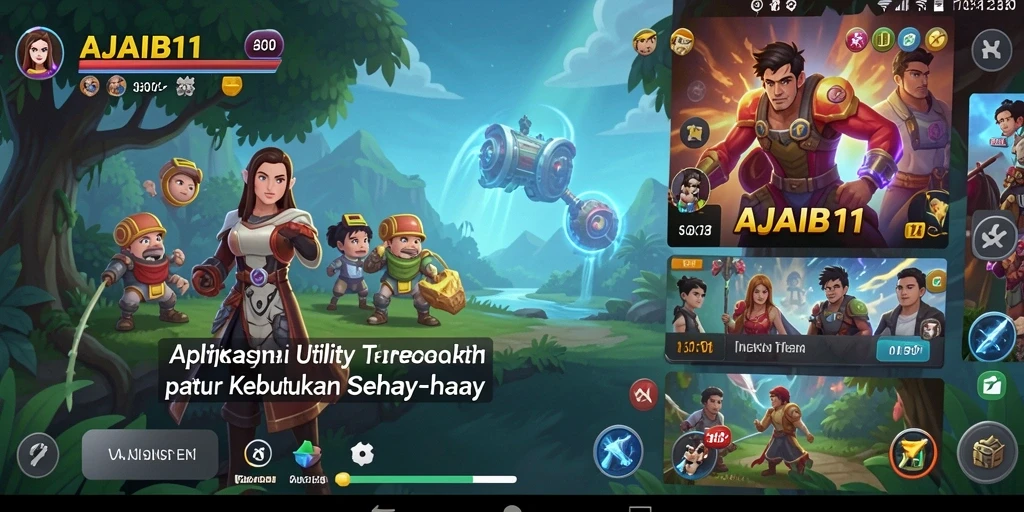Tampilan utama AJAIB11 dengan antarmuka intuitif untuk pengguna.