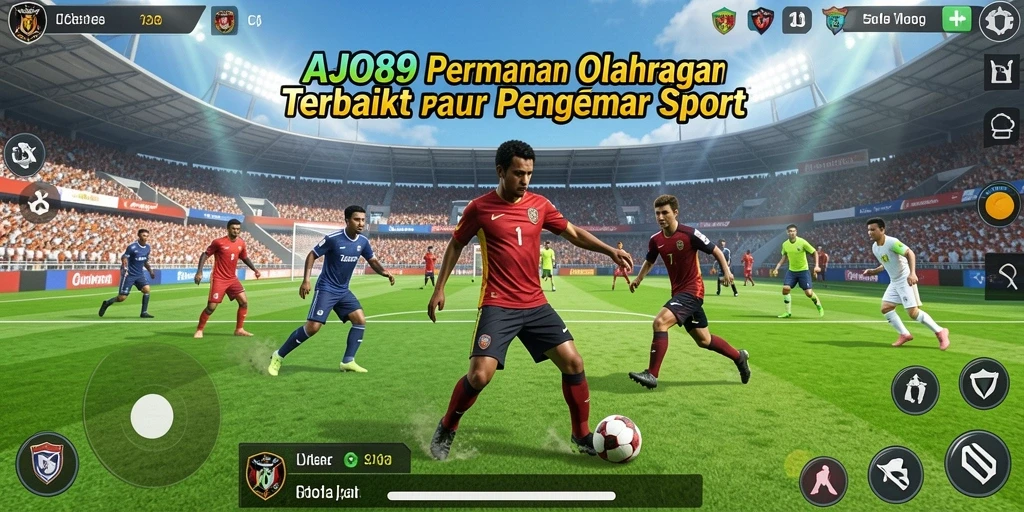 Screenshot gameplay AJO89 memperlihatkan aksi seru olahraga dengan grafik yang menawan.