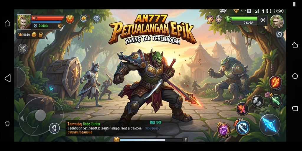 Tampilan menarik dari gameplay Adventure AN777 yang mendebarkan.