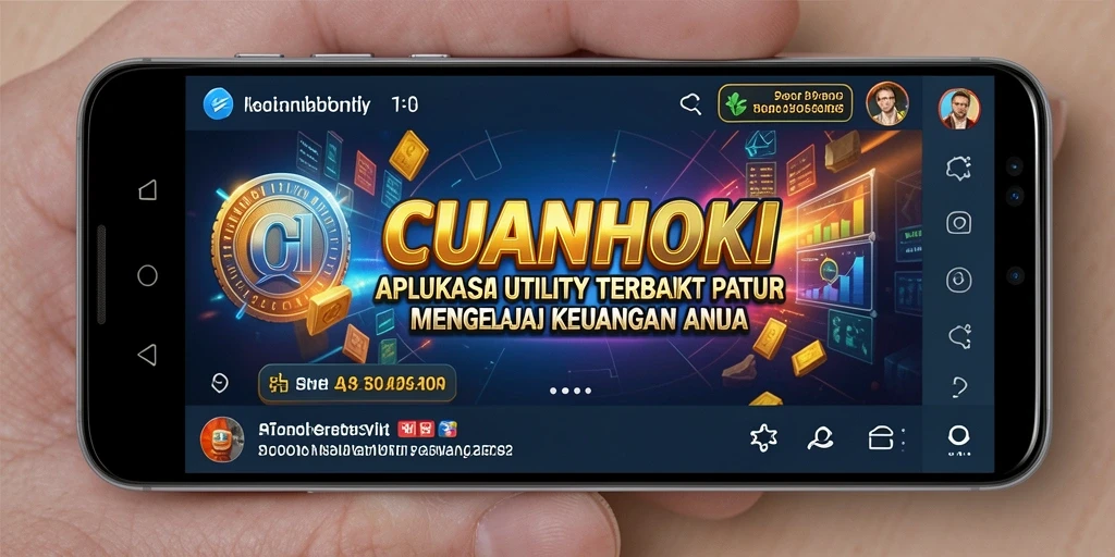 Tampilan antarmuka CUANHOKI yang sederhana dan menarik.