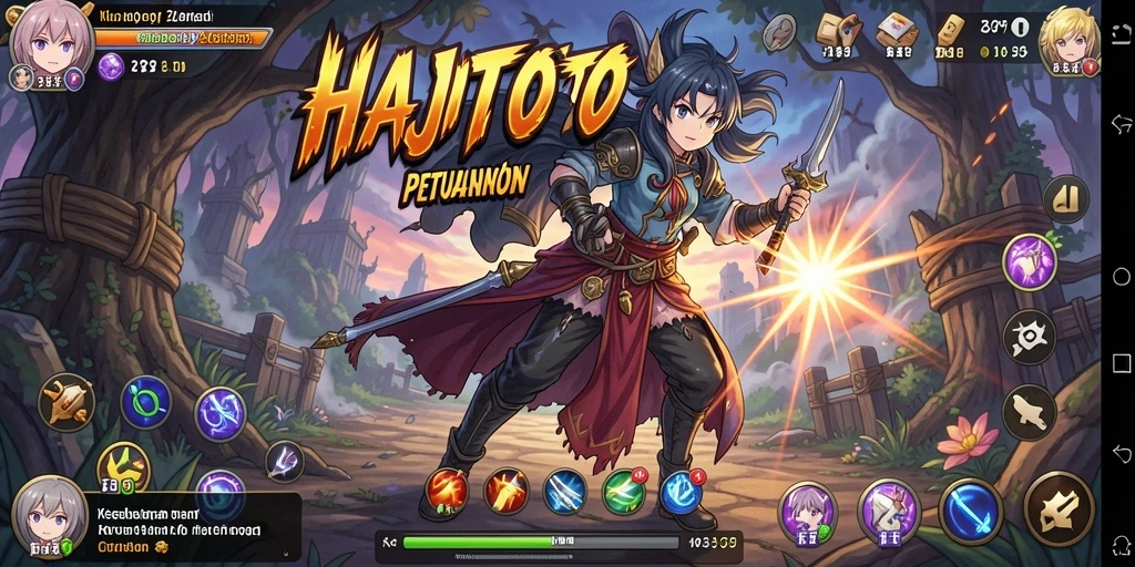 Tangkapan layar gameplay dramatis HAJITOTO yang menampilkan aksi seru.