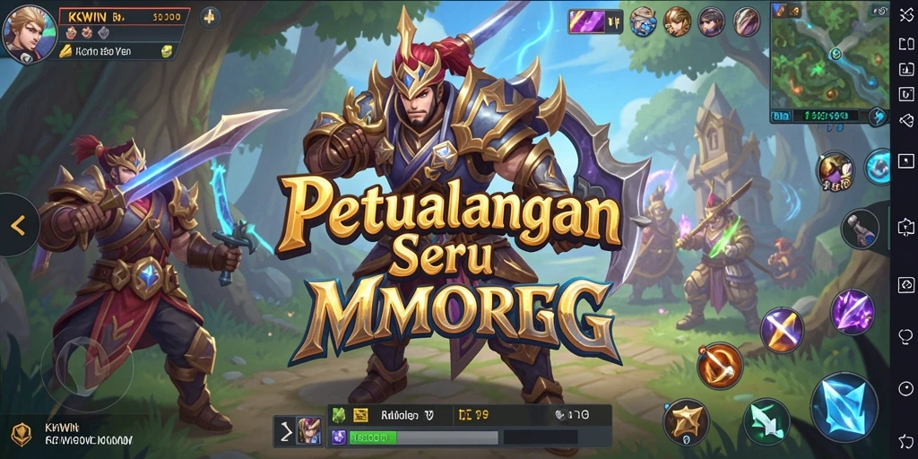 Tampilan gameplay <strong>KKWIN</strong> yang menarik dari pengalaman MMORPG.