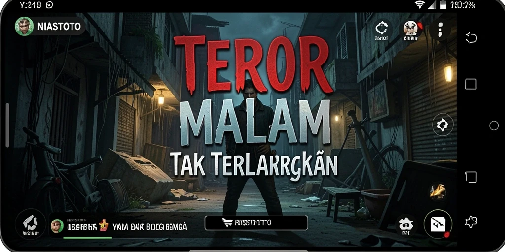 Gameplay menegangkan NIASTOTO dengan suasana Horror yang intens.