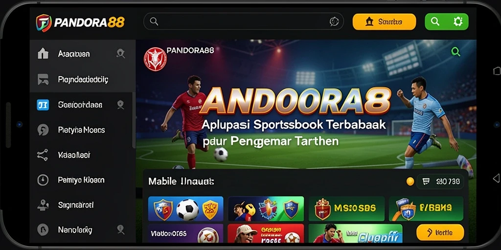 Tampilan gameplay PANDORA88 yang menarik saat memasang taruhan olahraga.