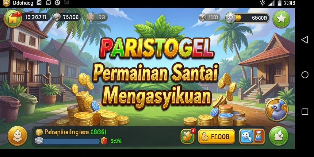 Tampilan menarik dan gameplay yang santai dari PARISTOGEL.