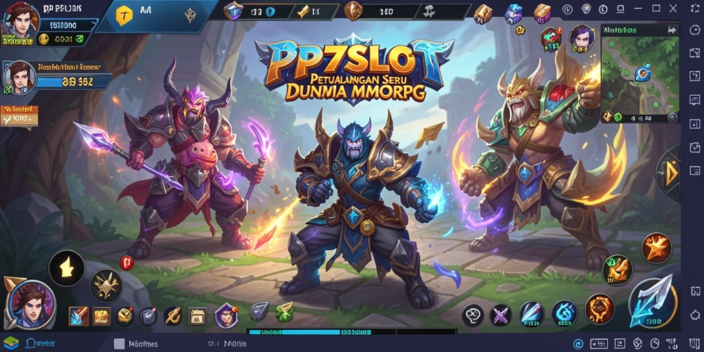 Gameplay seru di PP7SLOT dengan pertarungan MMORPG yang menegangkan.
