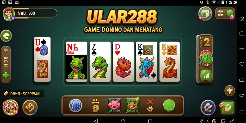Gameplay ULAR288 yang seru dan mengasyikkan dalam permainan Domino.