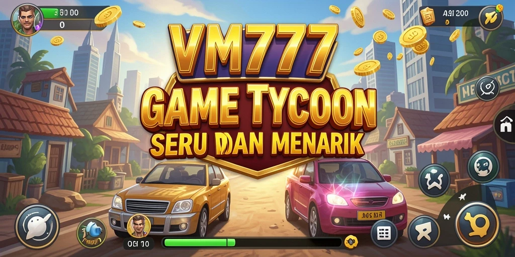 Tampilan gameplay VM777 yang menarik dan penuh strategi Tycoon.