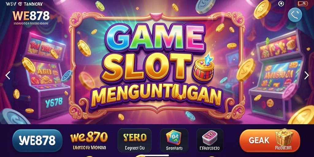 Tampilan gameplay Slot WE878 yang mengasyikkan dan penuh warna.